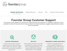Tablet Screenshot of fourstari.com